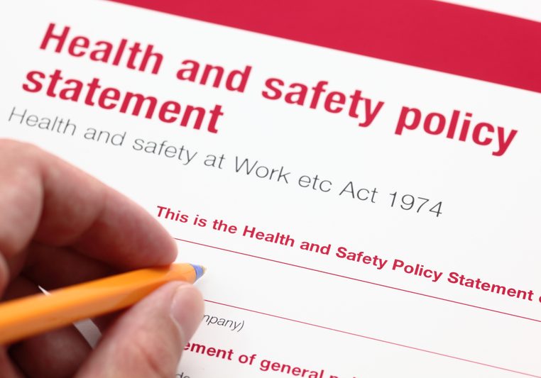 Health and safety policy statement.